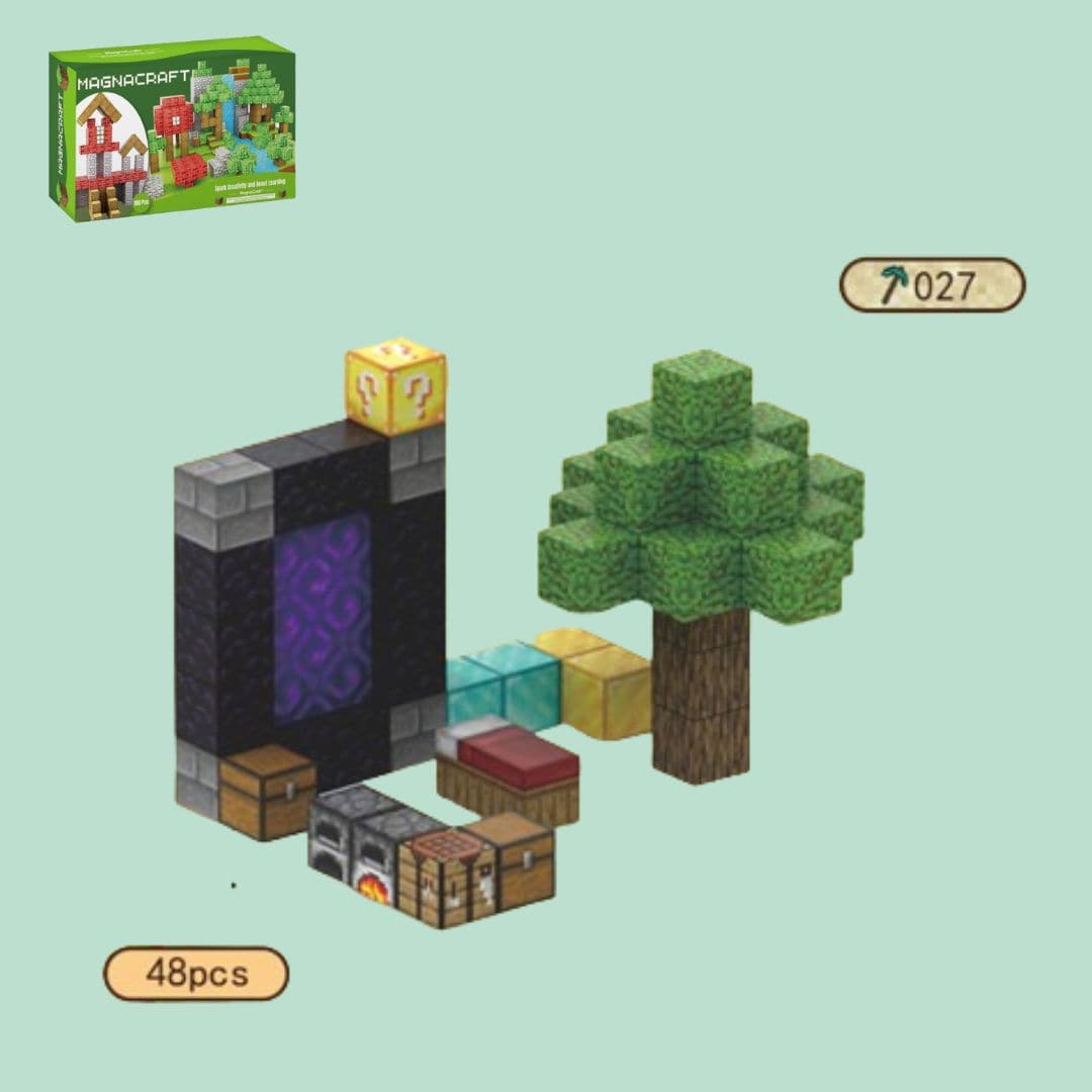 CubeWorld Magnetic Builder (48pcs) - OPICRAFT