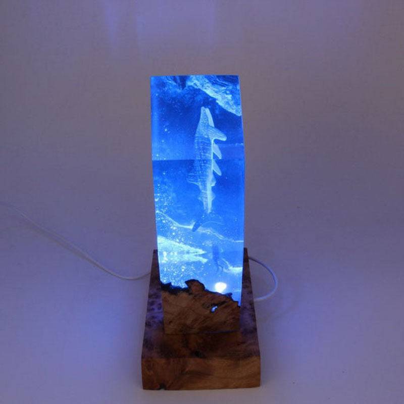 Ocean Whale Shark Resin Night Light - OPICRAFT