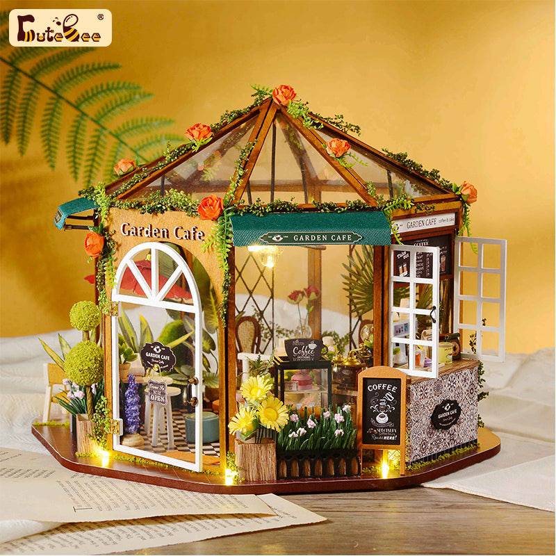 BRIVLOXâ„¢ 1:24 DIY Dollhouse Kit (Garden Cafe) - BRIVLOX | Where Innovation Meets Style!