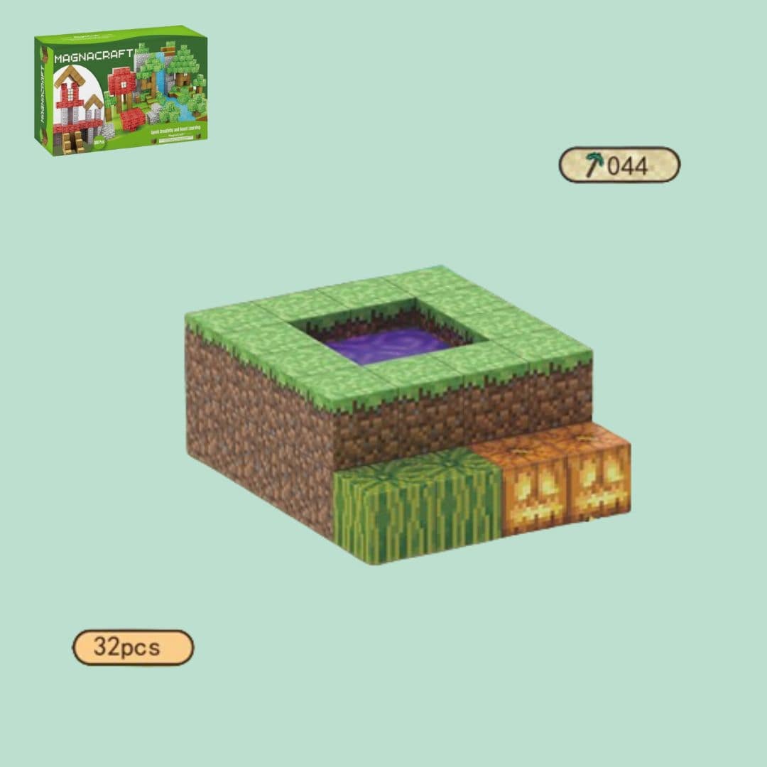 Magnetic Builders World: Cube Edition (32pcs) - OPICRAFT