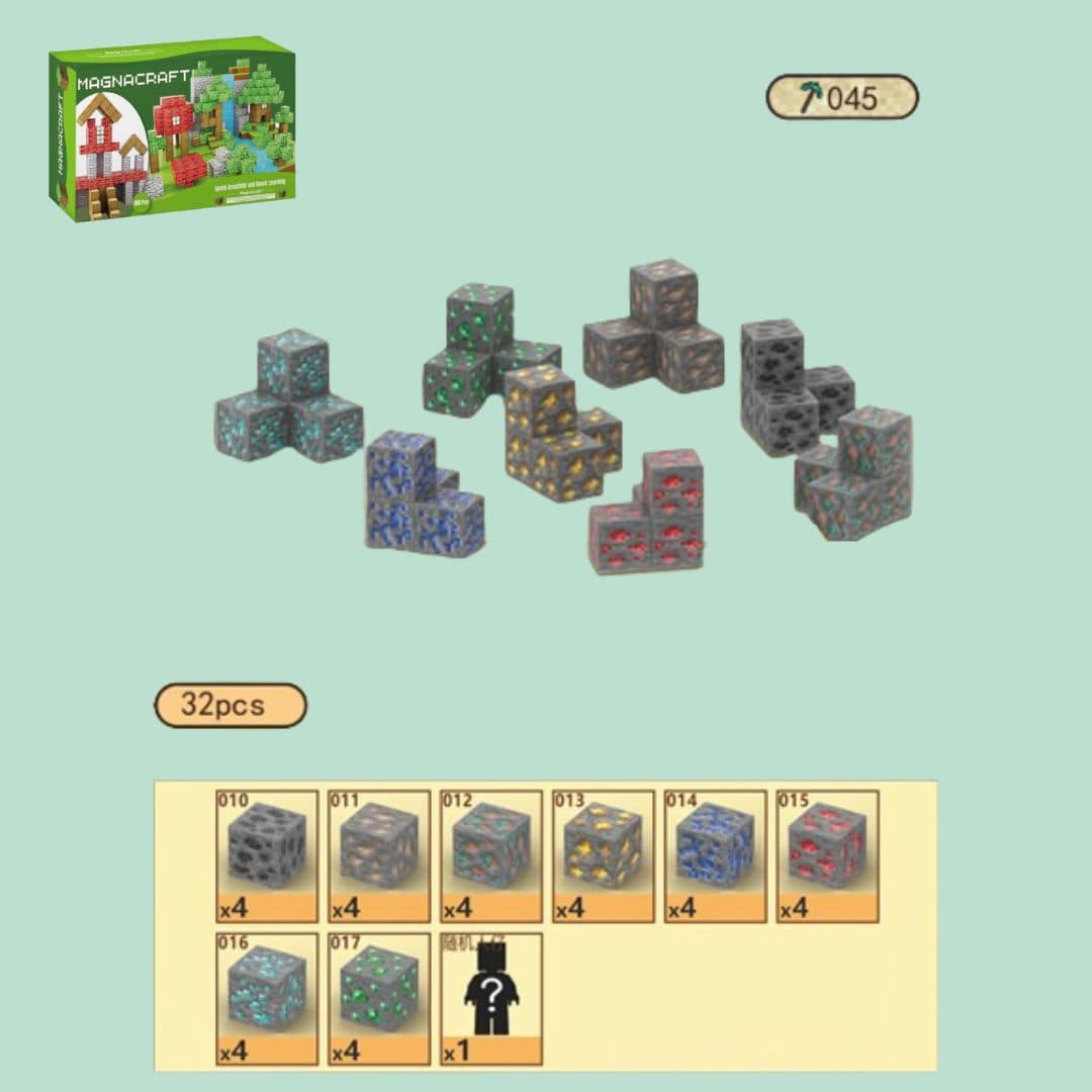 Magnetix World Explorer Set (32pcs) - OPICRAFT