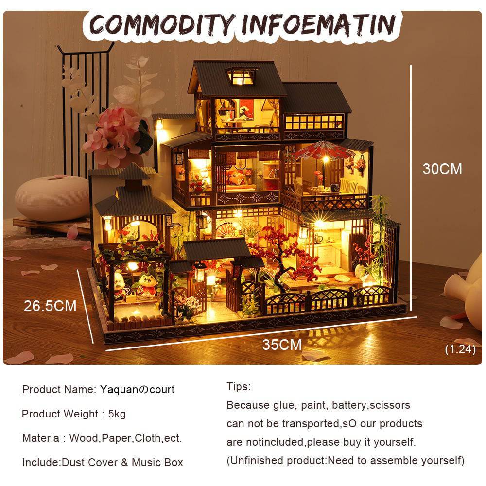 BRIVLOX⢠1: 24 DIY Dollhouse Kit (Yaquan Court) - BRIVLOX | Where Innovation Meets Style!