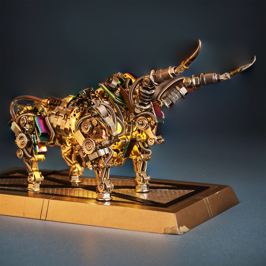 Create Your Own Stunning 3D Metal Mechanical Bull Model – 1087-Piece Assembly Kit! - OPICRAFT