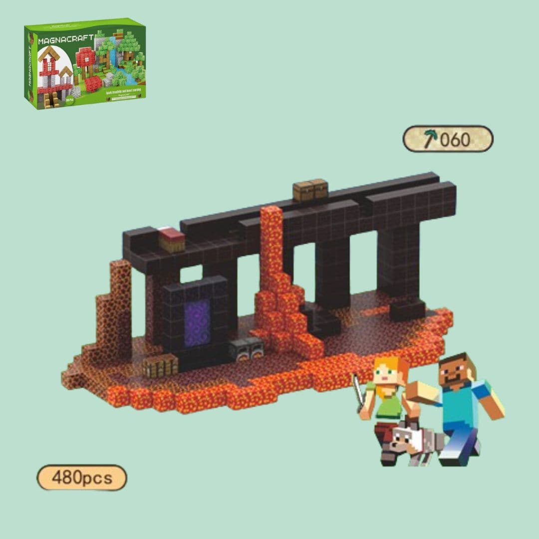 AdventureMine Magnetic Cube Set (480pcs) - OPICRAFT