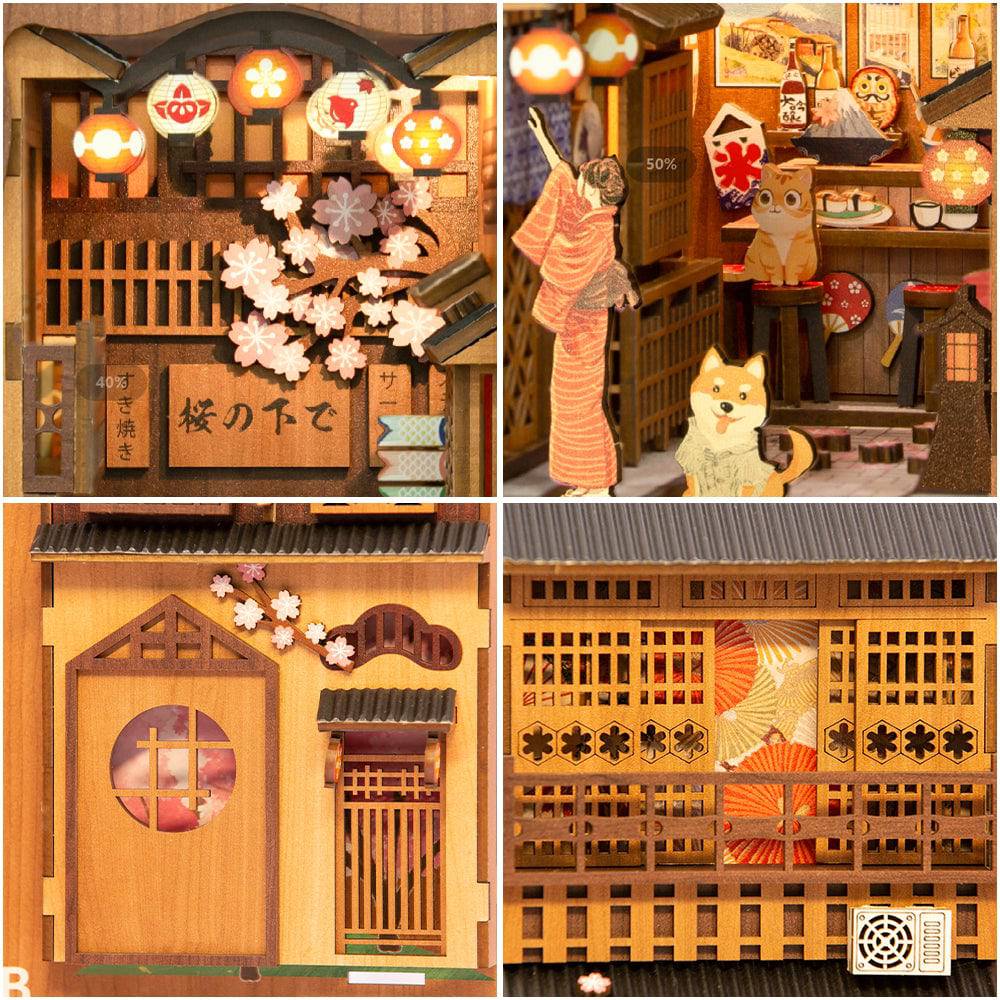 BRIVLOX™ DIY Booknook Kit (Under the Sakura Tree) - BRIVLOX | Where Innovation Meets Style!