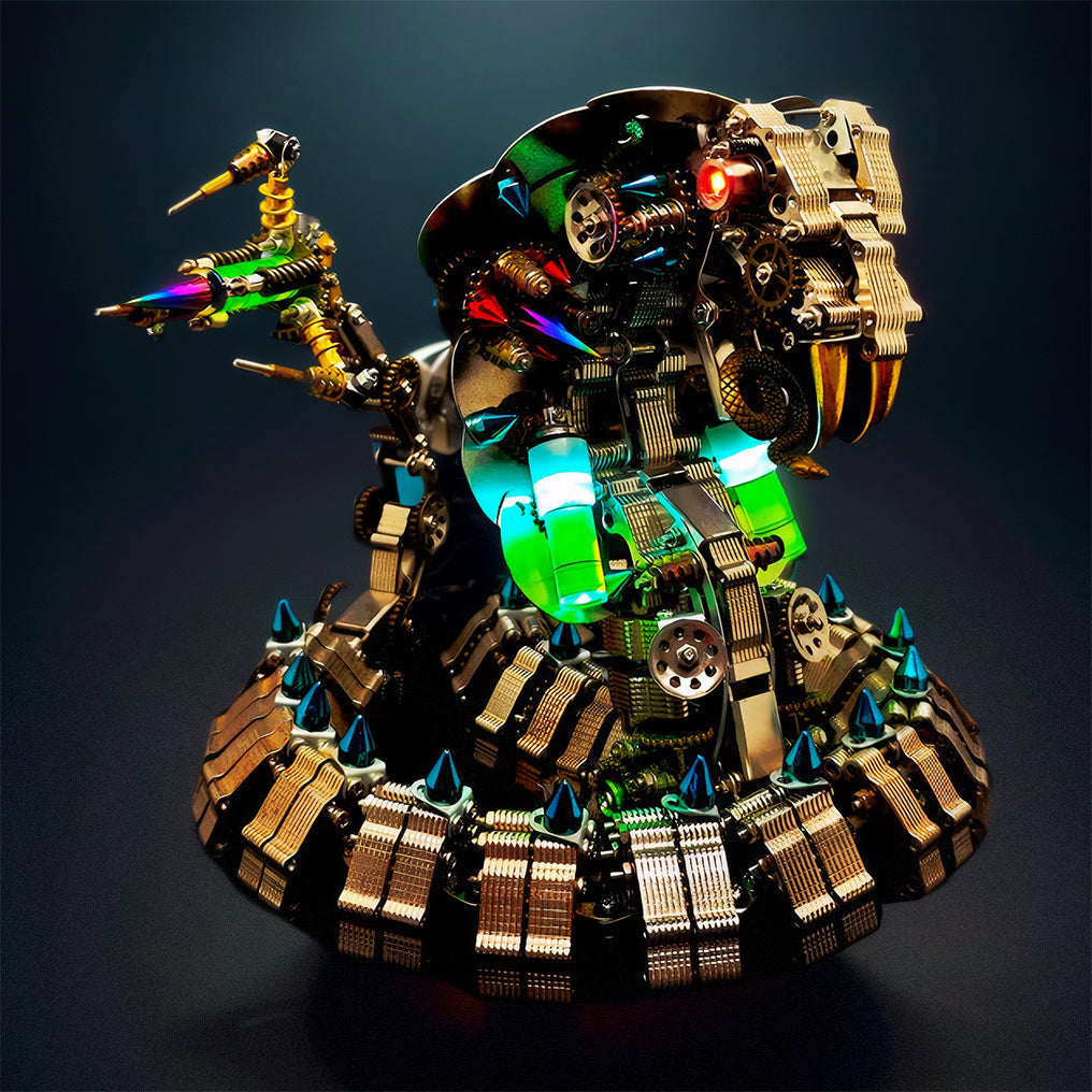 Create Your Own 3D Snake Metal Model: Engaging 1000+ Piece Puzzle Building Set! - OPICRAFT