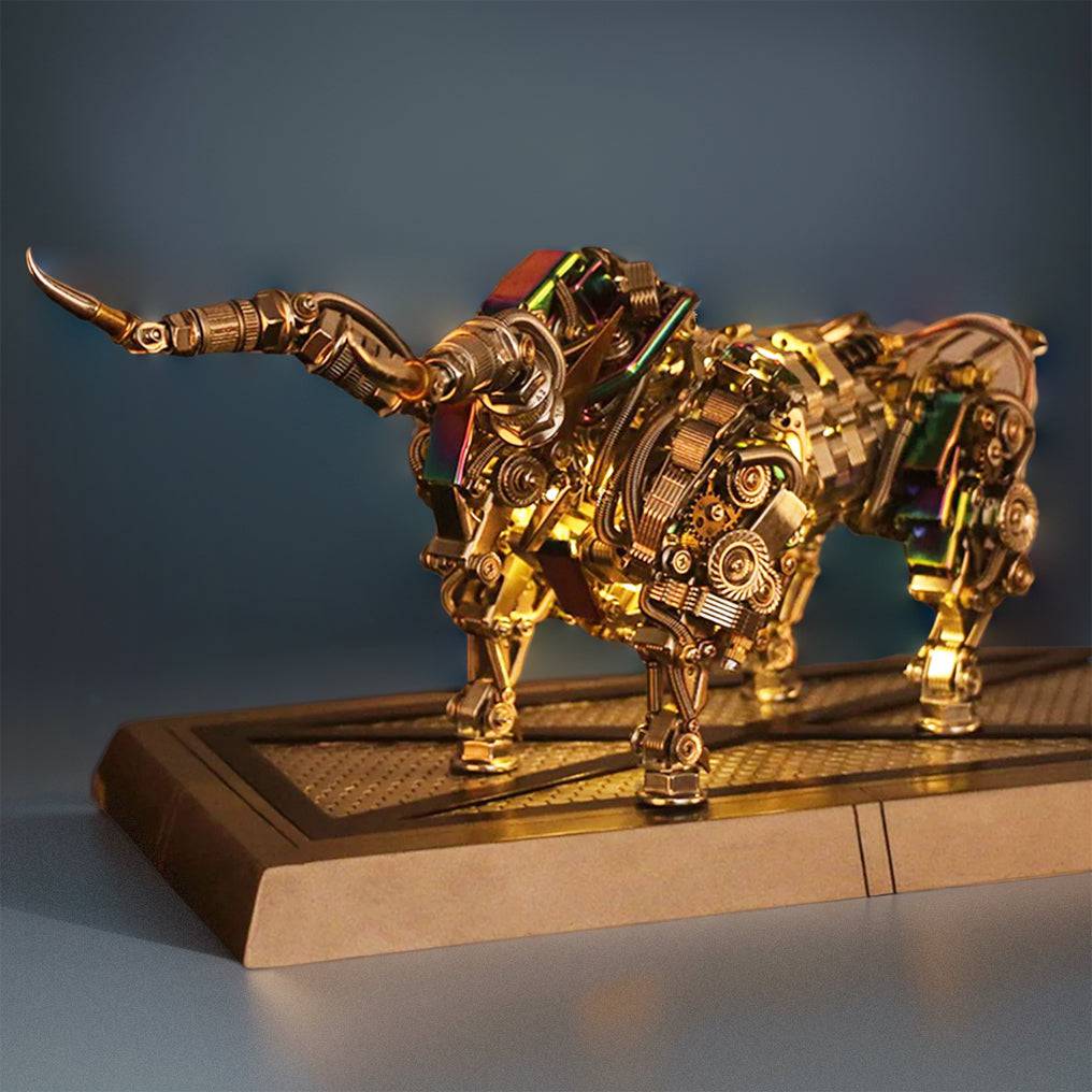 Create Your Own Stunning 3D Metal Mechanical Bull Model – 1087-Piece Assembly Kit! - OPICRAFT