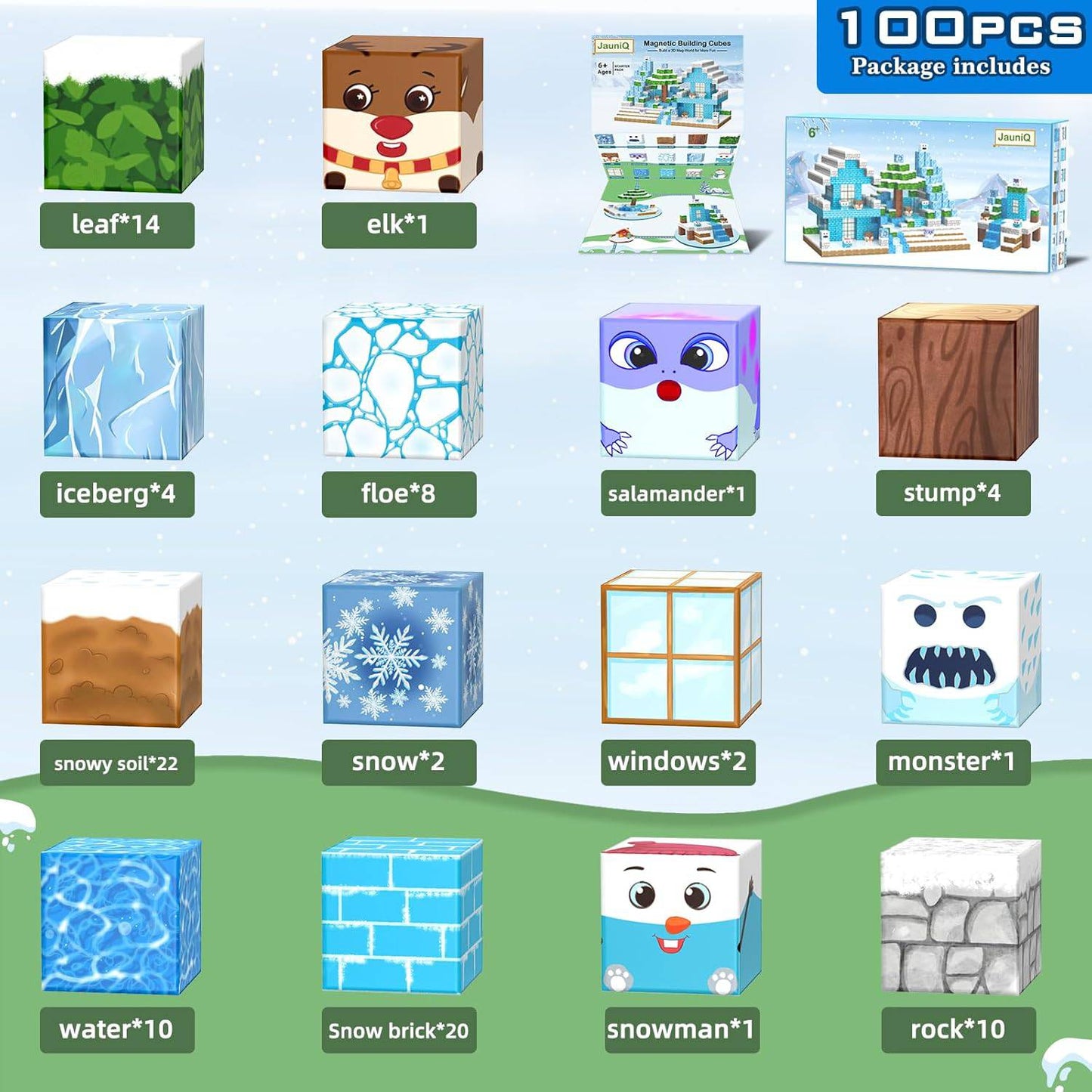 Frozen Magnetic Set (100pcs) - OPICRAFT