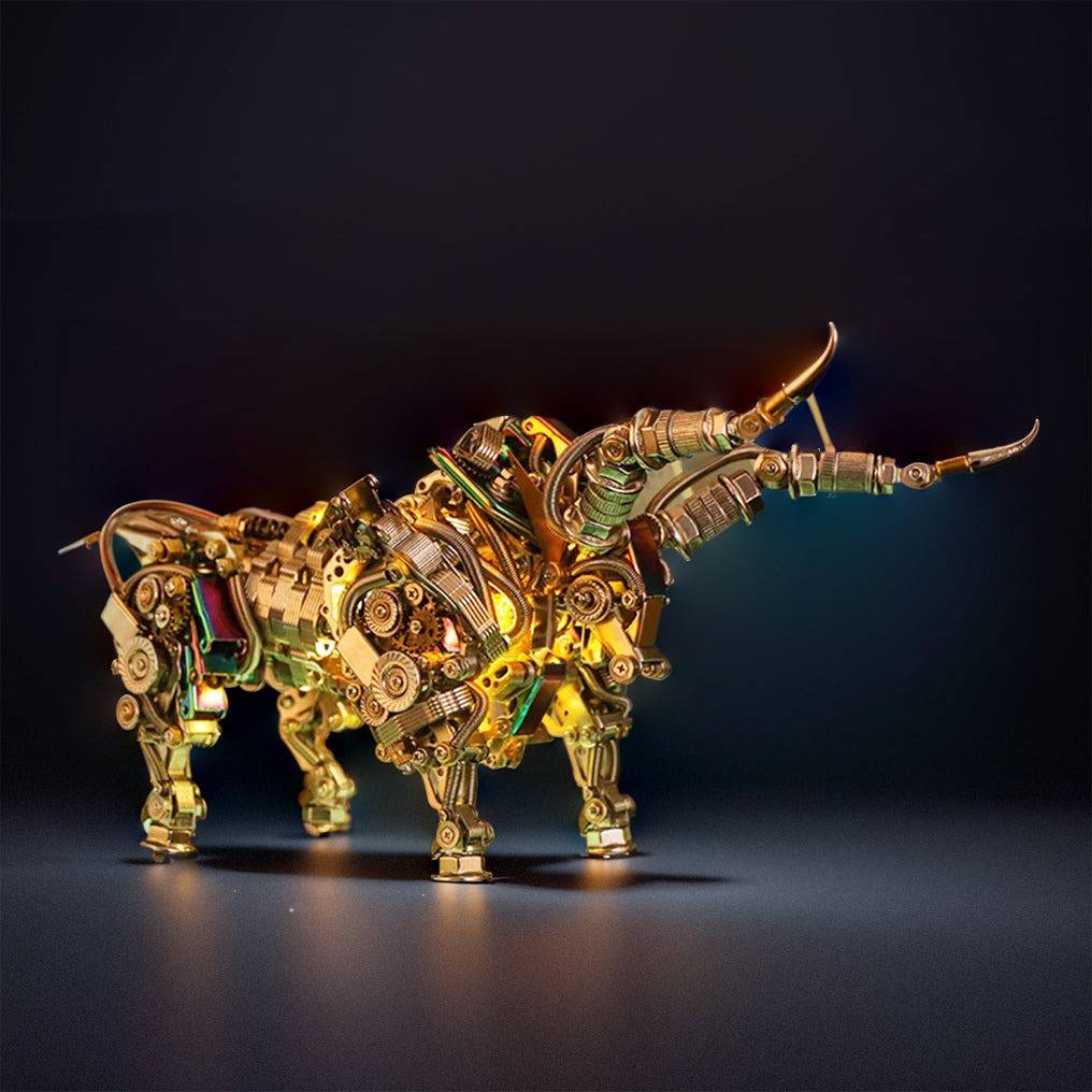 Create Your Own Stunning 3D Metal Mechanical Bull Model – 1087-Piece Assembly Kit! - OPICRAFT