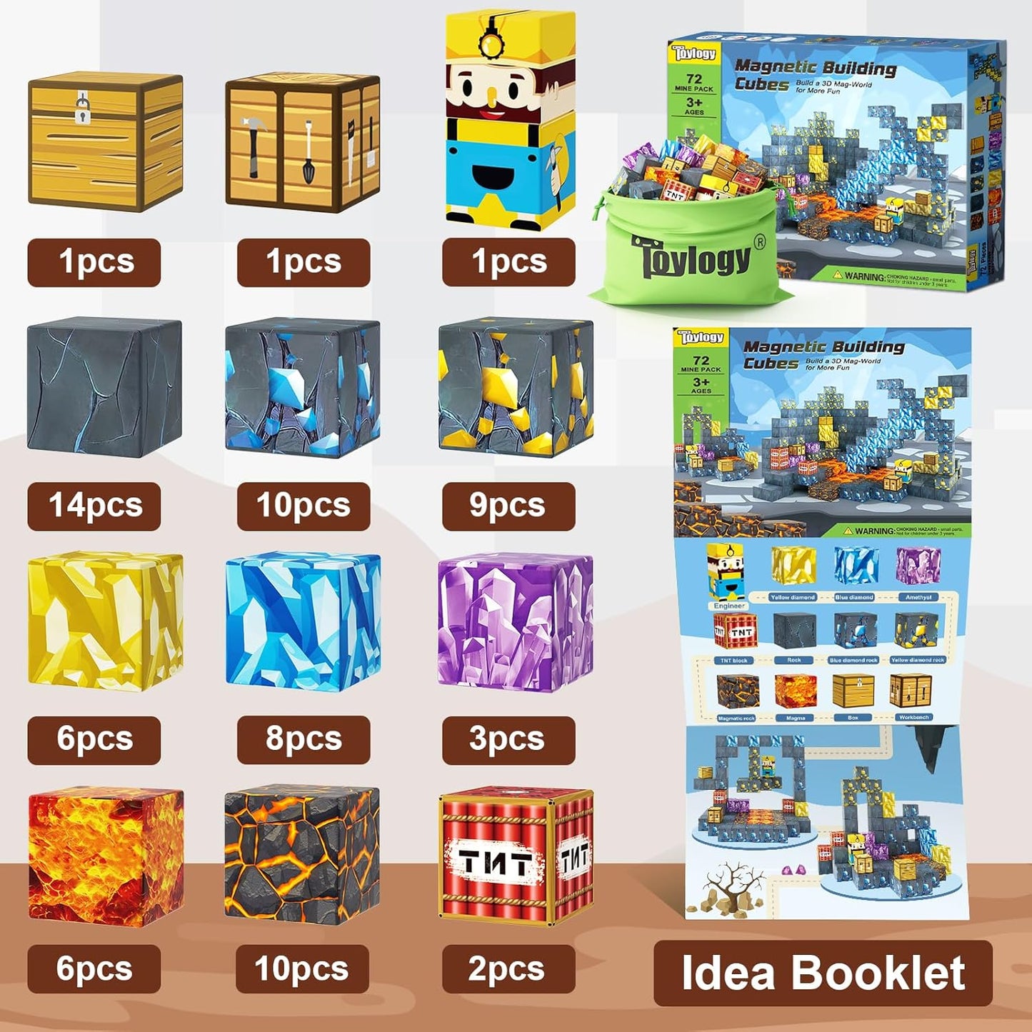 Build Mine Sword Edition (72pcs) - OPICRAFT