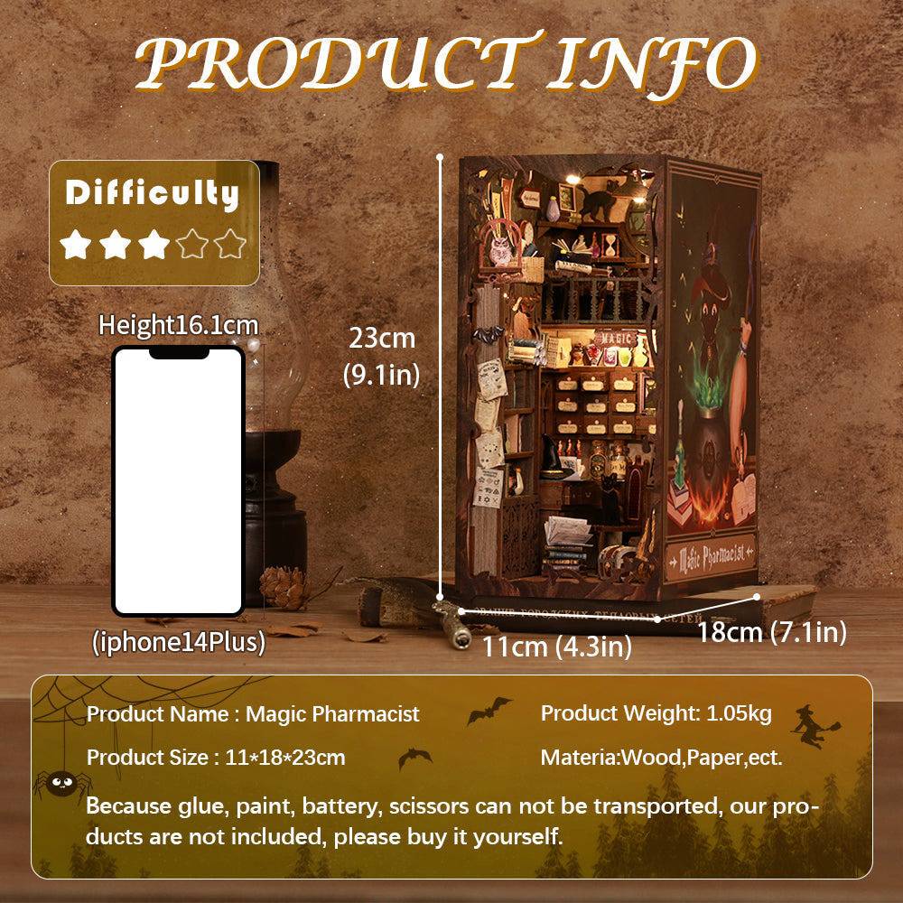 BRIVLOX™ DIY Booknook Kit (Magic Pharmacist) - BRIVLOX | Where Innovation Meets Style!