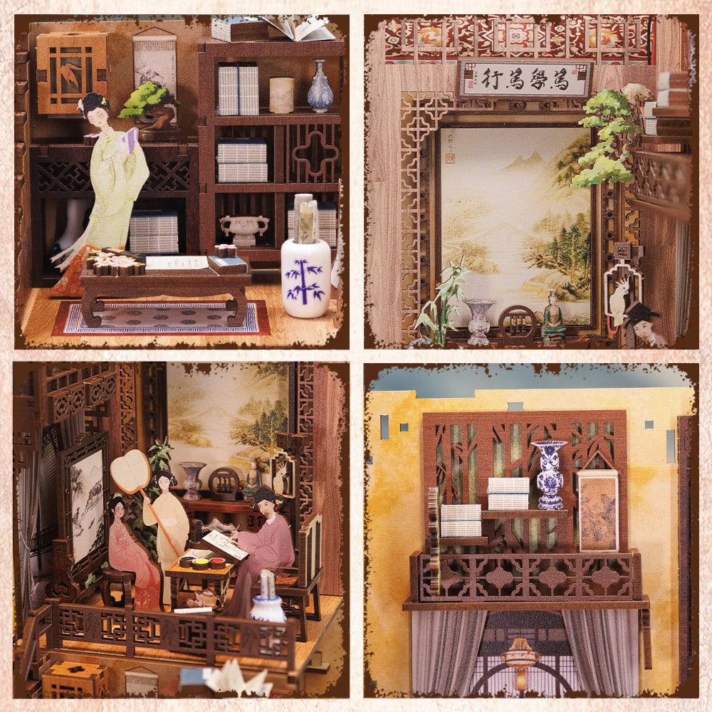 BRIVLOX™ DIY Booknook Kit(Ink Rhyme Bookstore) - BRIVLOX | Where Innovation Meets Style!