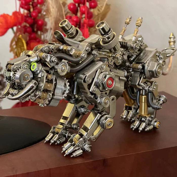 Engaging DIY 3D Metal Bengal Tiger Puzzle Kit - Creative Building Block Experience! - OPICRAFT