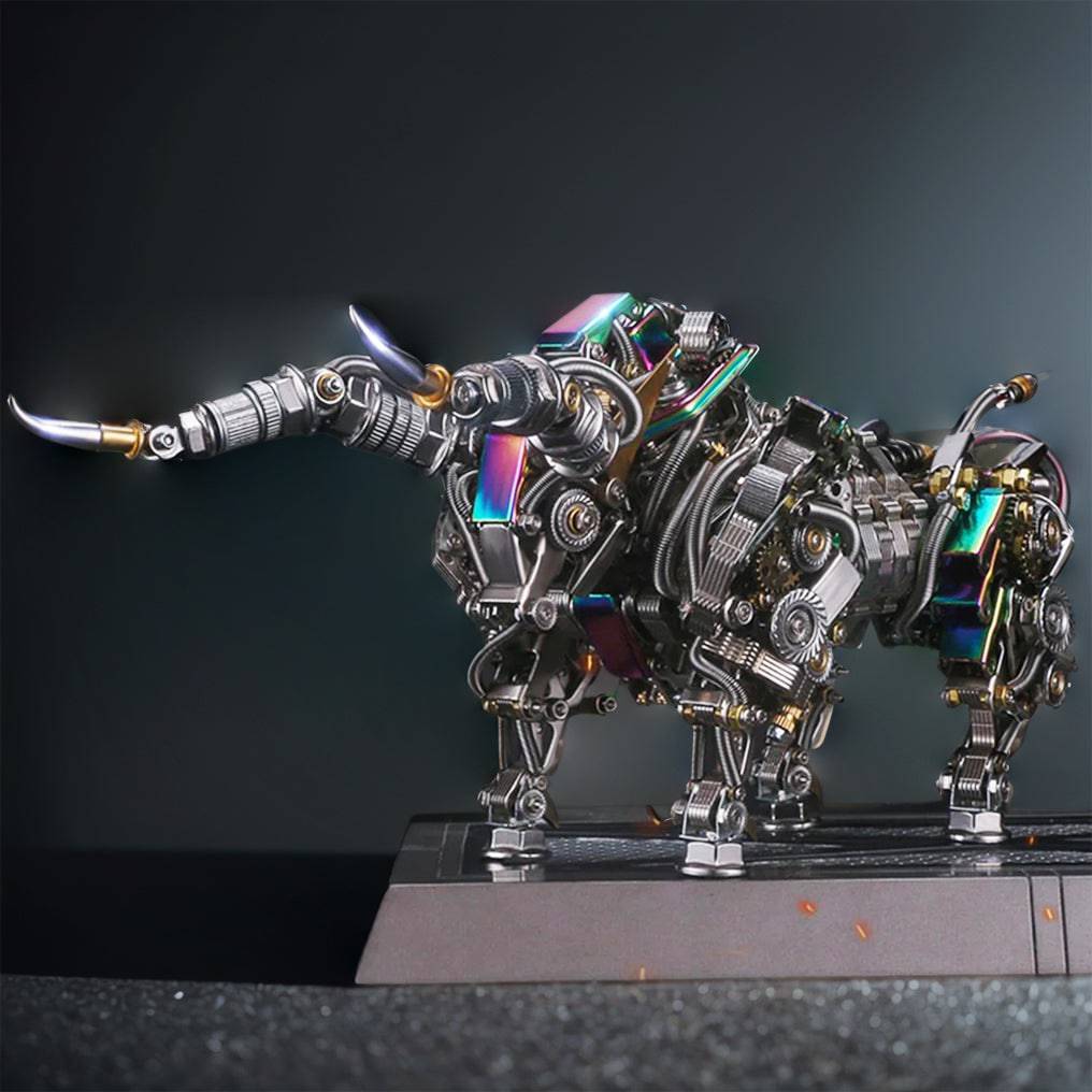 Create Your Own Stunning 3D Metal Mechanical Bull Model – 1087-Piece Assembly Kit! - OPICRAFT