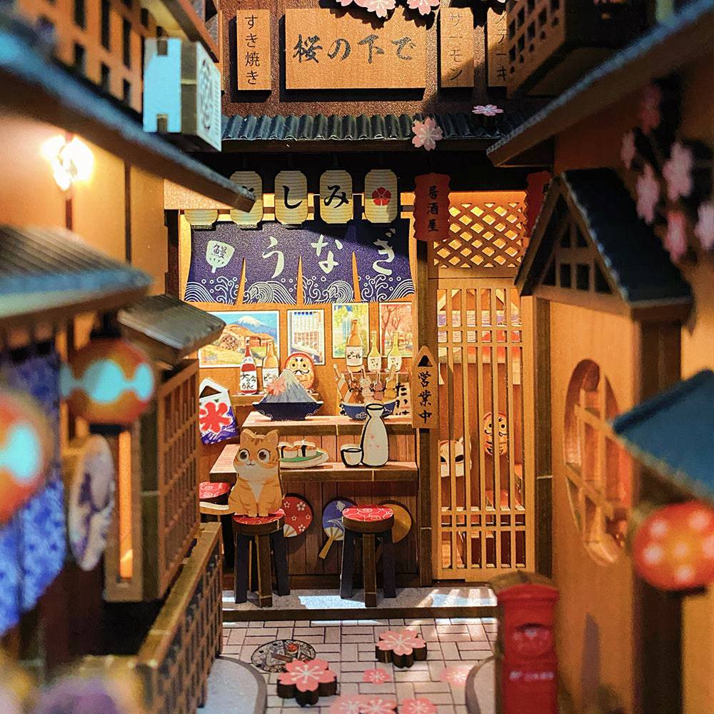 BRIVLOX™ DIY Booknook Kit (Under the Sakura Tree) - BRIVLOX | Where Innovation Meets Style!