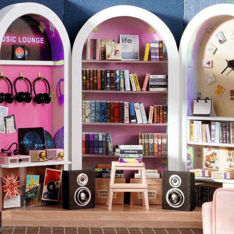 BRIVLOX™ 1:24 Dollhouse Kit (Book Cafe) - BRIVLOX | Where Innovation Meets Style!