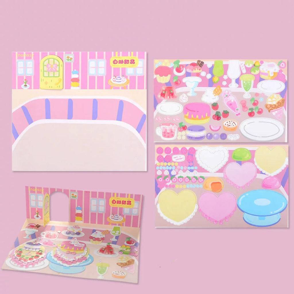 Make Your Own Food Stickers, DIY Pizza Dessert Spicy Hot Pot Teahouse - OPICRAFT