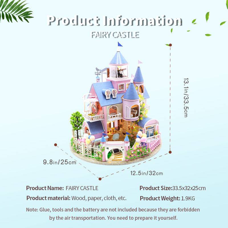 BRIVLOXâ„¢ 1:24 Dollhouse Kit (Fairy Castle) - BRIVLOX | Where Innovation Meets Style!