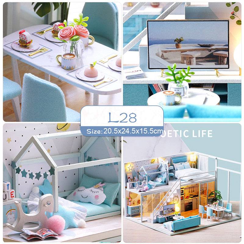 BRIVLOX⢠1:24 DIY Dollhouse Kit (Poetic Life) - BRIVLOX | Where Innovation Meets Style!