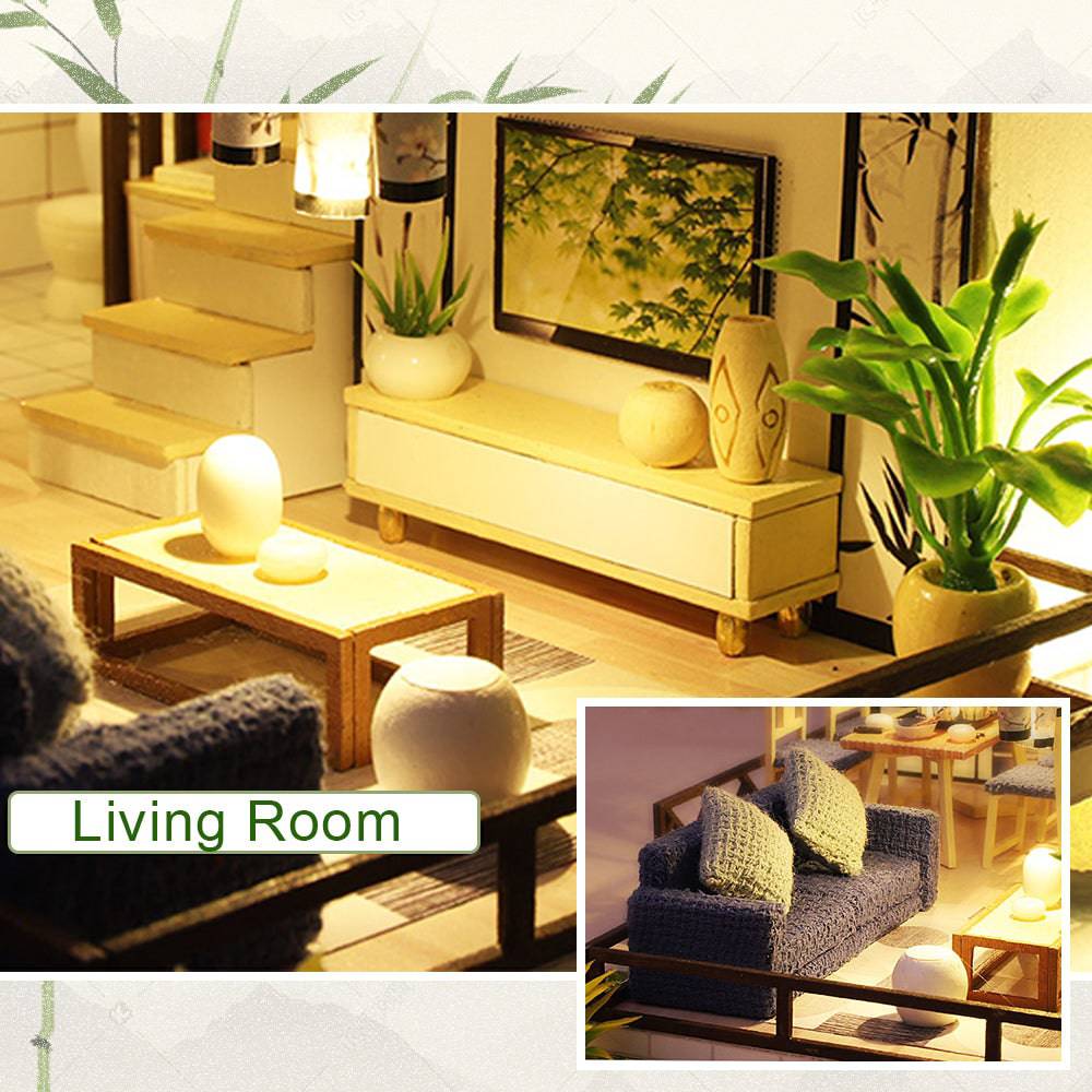BRIVLOX⢠1:24 DIY Dollhouse Kit (Bamboo Charm) - BRIVLOX | Where Innovation Meets Style!