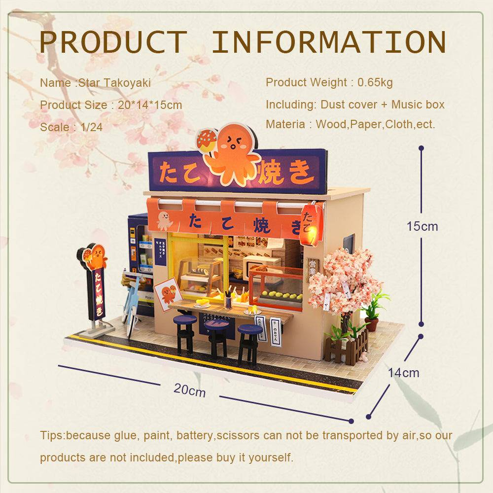 BRIVLOX⢠1: 24 DIY Dollhouse Kit (Star Takoyaki) - BRIVLOX | Where Innovation Meets Style!