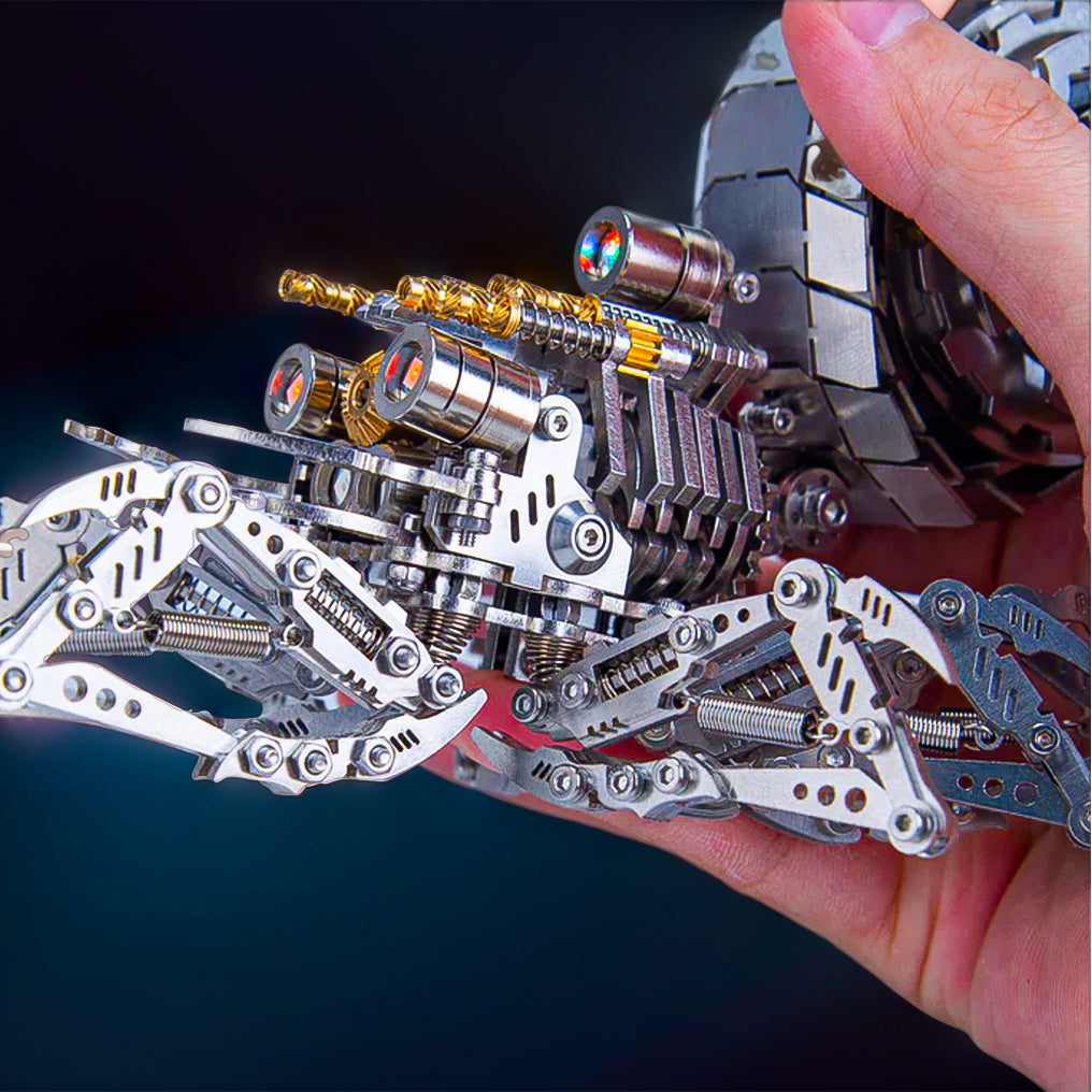 Intriguing DIY 3D Metal Spider Puzzle Kit - 203 Pieces for Creative Fun and Unique Gifting! - OPICRAFT