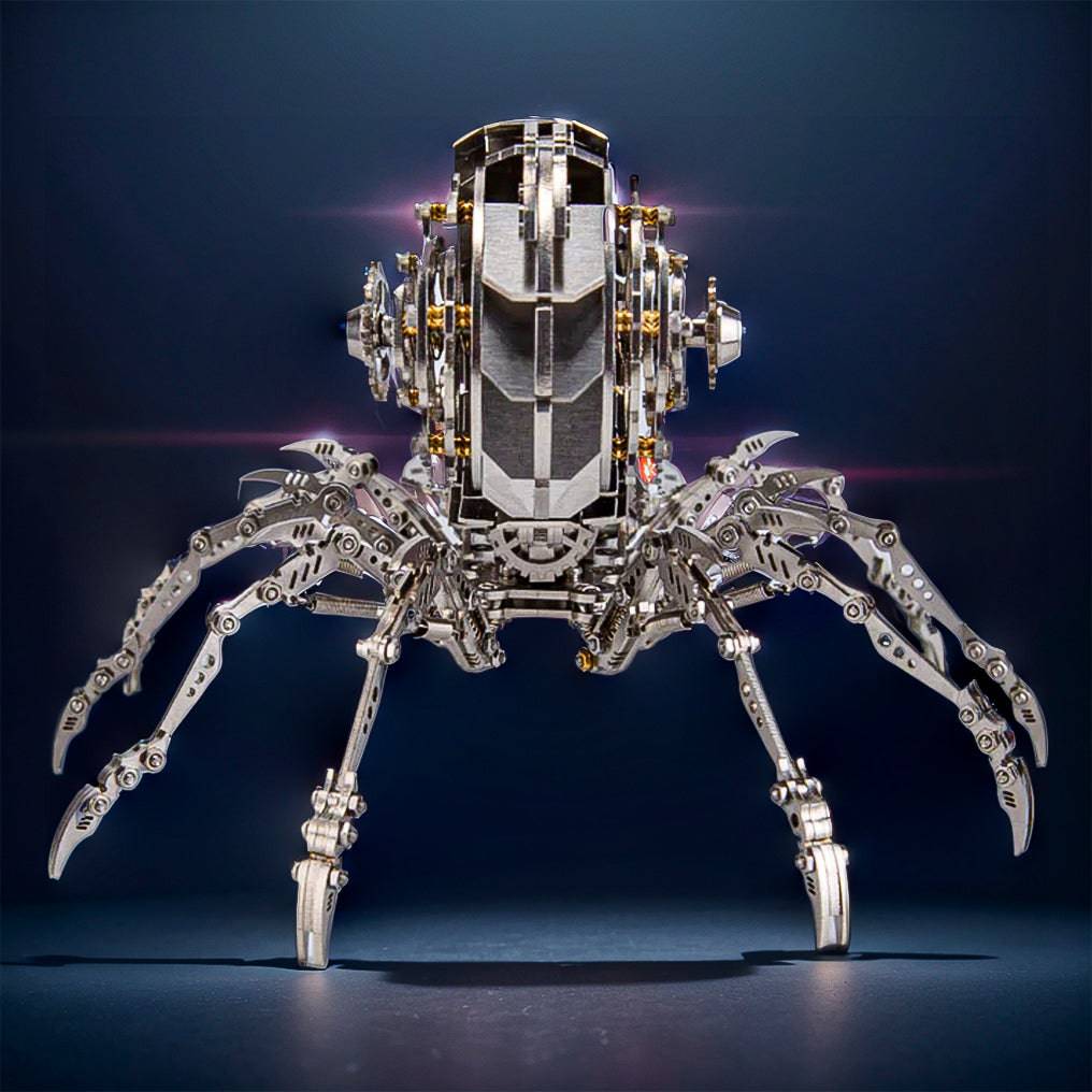 Intriguing DIY 3D Metal Spider Puzzle Kit - 203 Pieces for Creative Fun and Unique Gifting! - OPICRAFT
