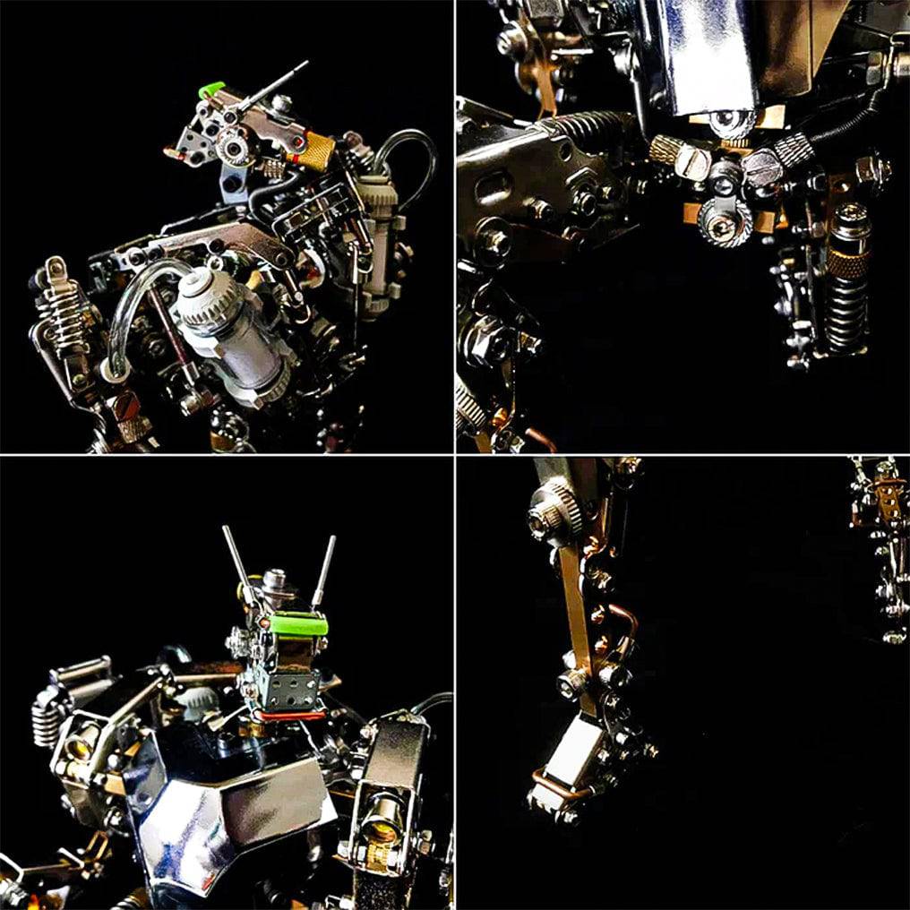 Build Your Own Futuristic Mech Warrior: 3D Metal Model Kit with Over 700 Pieces! - OPICRAFT