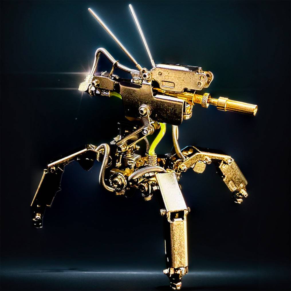 Miniature 3D Metal Mechanical Assembly Kit - 200+ Intricate Pieces of Future Design Fun! - OPICRAFT