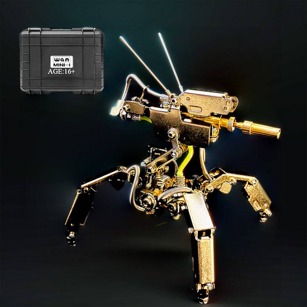 Miniature 3D Metal Mechanical Assembly Kit - 200+ Intricate Pieces of Future Design Fun! - OPICRAFT