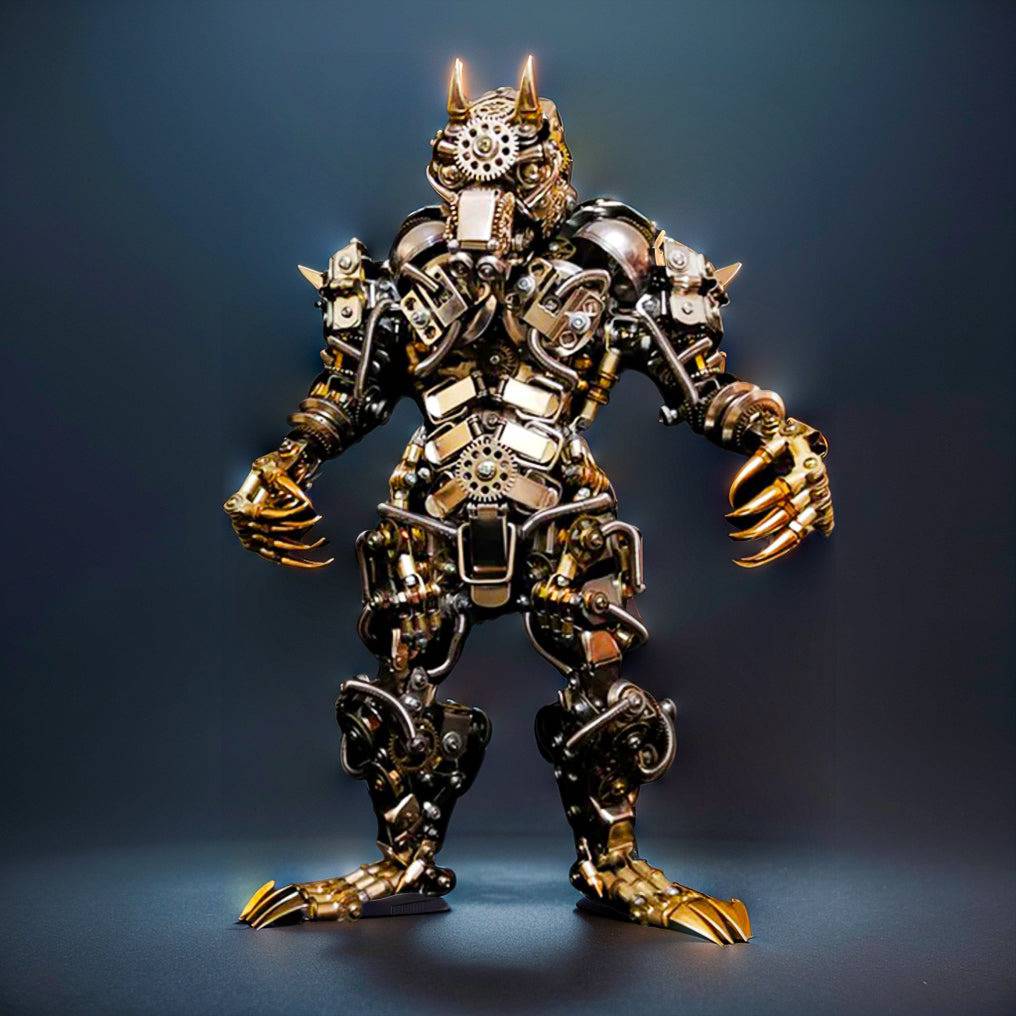 Hyperrealistic DIY 3D Metal Werewolf Model Assembly Kit - Unleash Your Creativity! - OPICRAFT