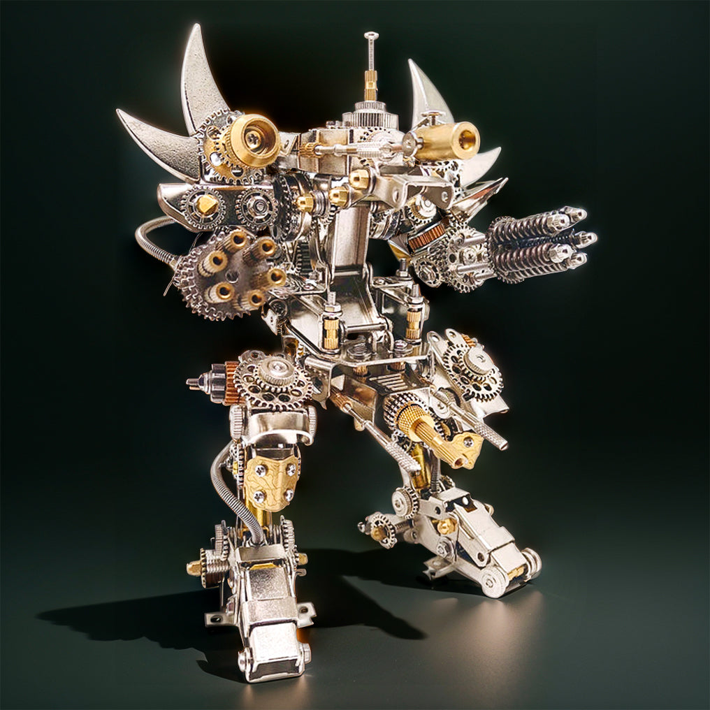 Engaging 3D Metal Mechanical Magnetic Mecha Puzzle Assembly Kit for DIY Enthusiasts - OPICRAFT