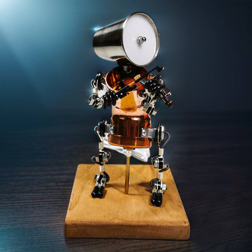 Steampunk 3D Metal Robot Band Model Kit - Create Your Own Handcrafted Masterpiece! - OPICRAFT