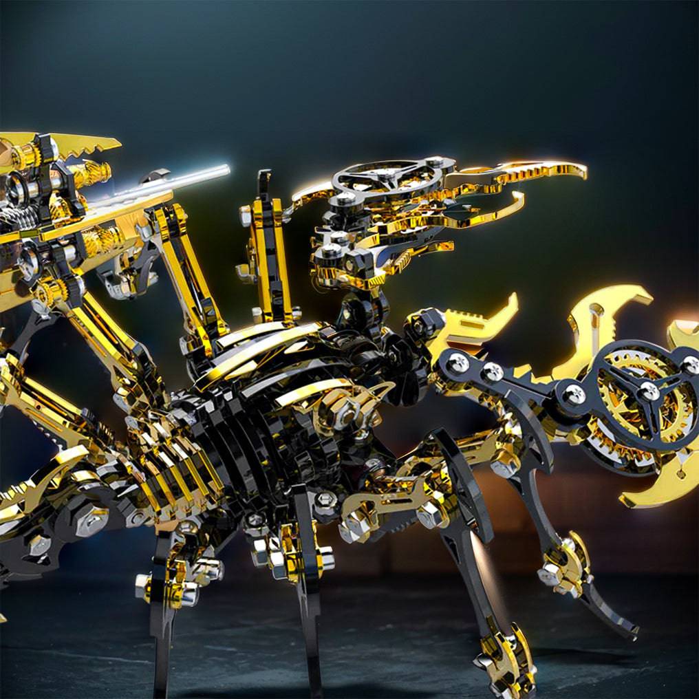 Intriguing 3D Metal Mechanical Scorpion Puzzle Kit - Assemble Your Own Punk-Inspired Animal! - OPICRAFT