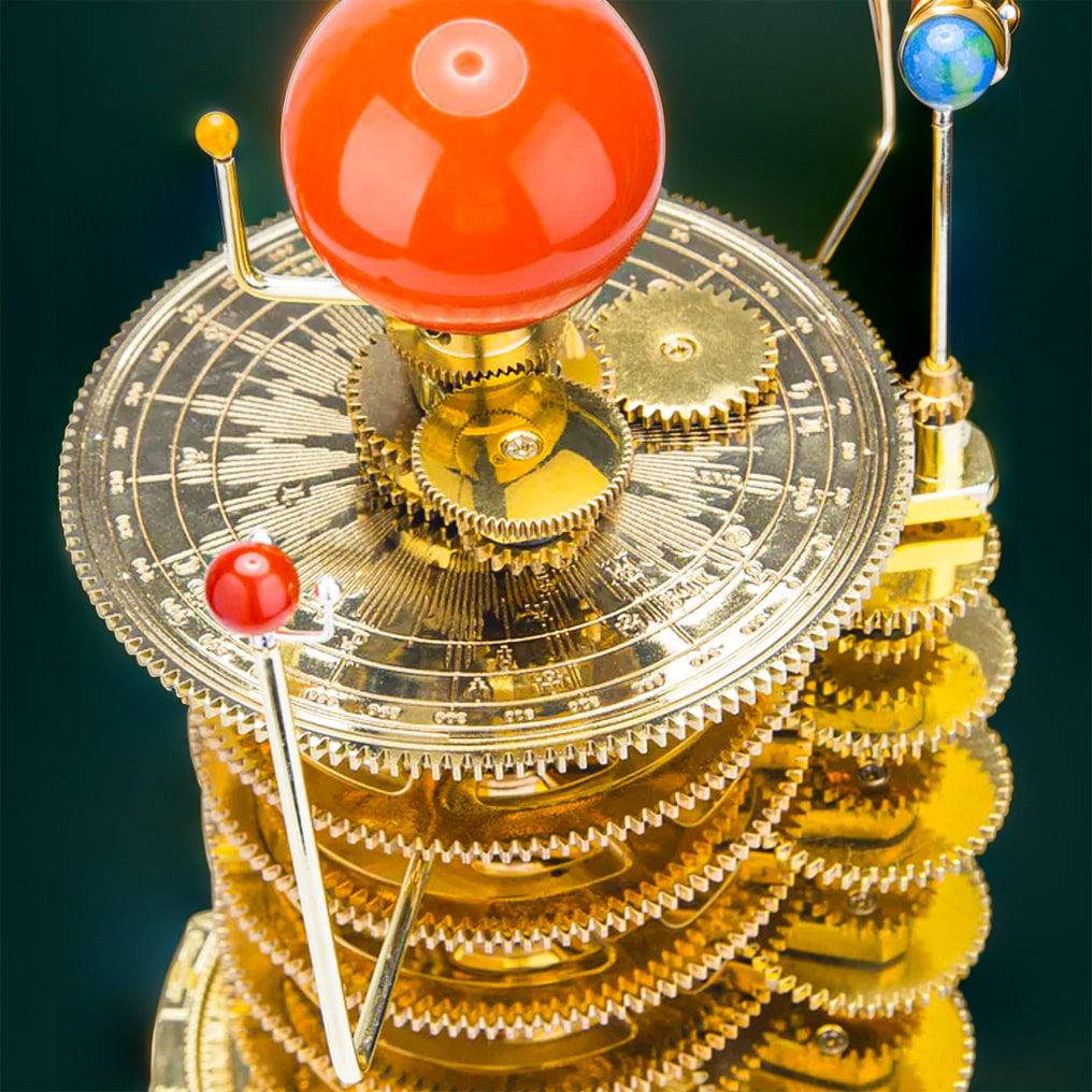 Create Your Own Stunning 3D Metal Orrery Solar System Model Kit – 200-Piece Eight Planet Set! - OPICRAFT