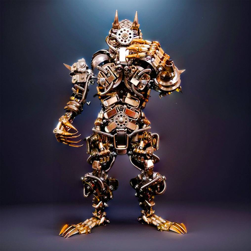 Hyperrealistic DIY 3D Metal Werewolf Model Assembly Kit - Unleash Your Creativity! - OPICRAFT