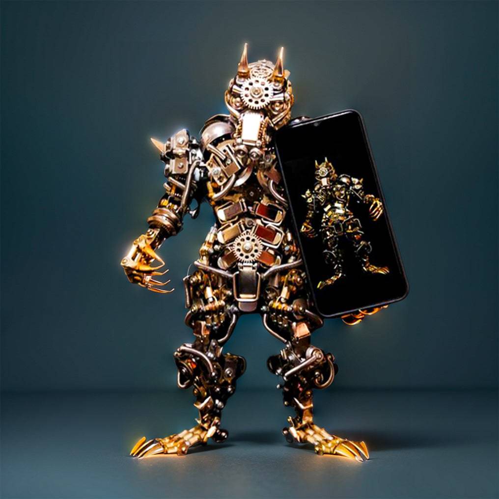 Hyperrealistic DIY 3D Metal Werewolf Model Assembly Kit - Unleash Your Creativity! - OPICRAFT
