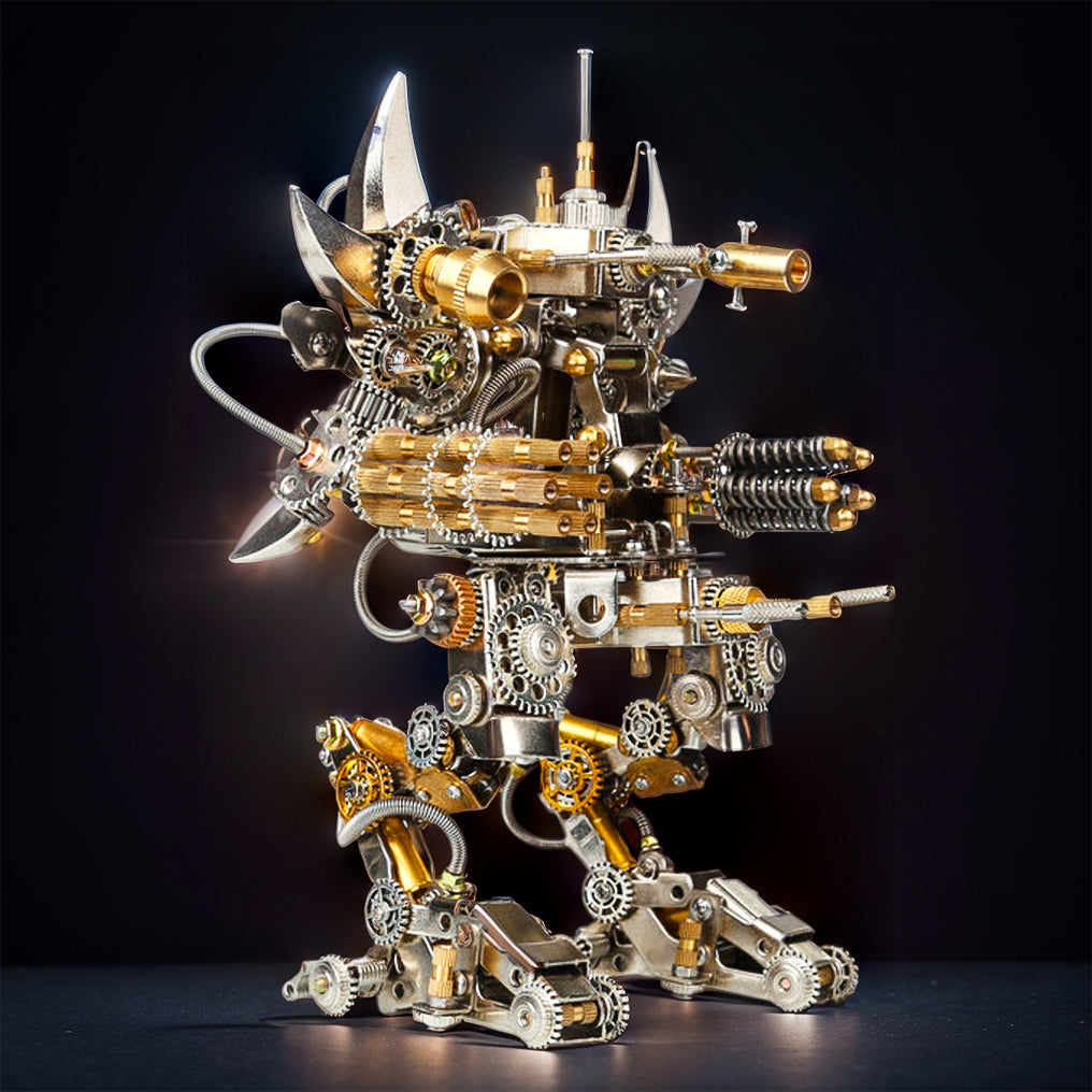 Engaging 3D Metal Mechanical Magnetic Mecha Puzzle Assembly Kit for DIY Enthusiasts - OPICRAFT