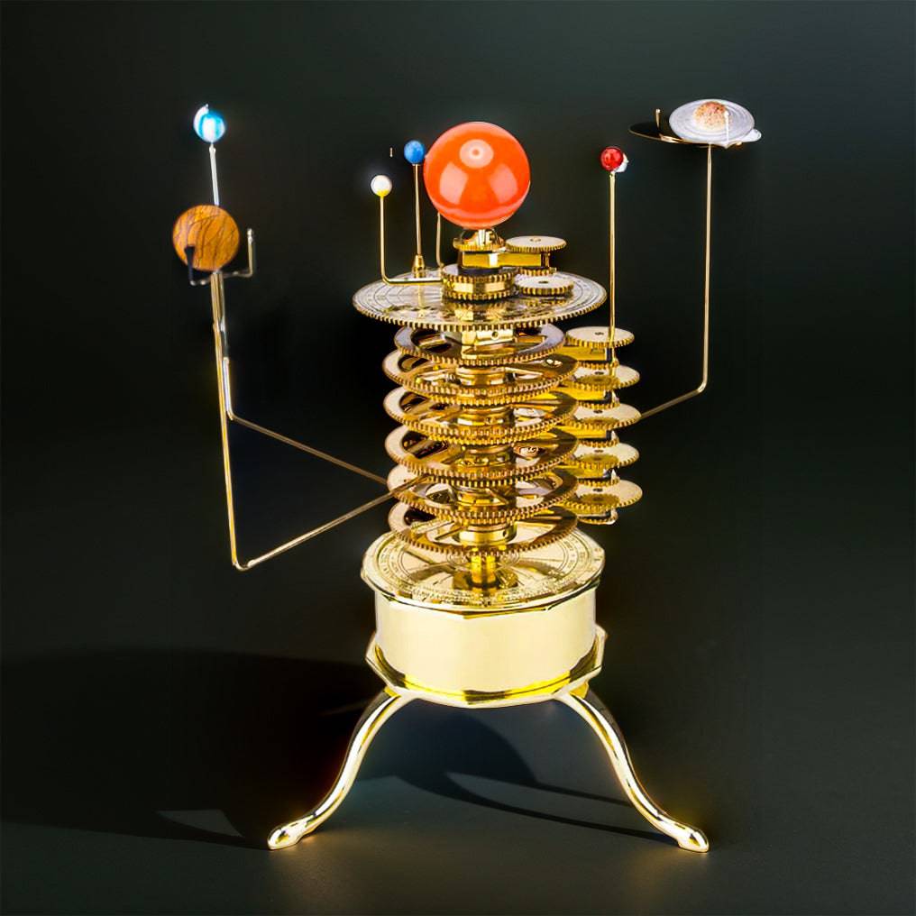 Create Your Own Stunning 3D Metal Orrery Solar System Model Kit – 200-Piece Eight Planet Set! - OPICRAFT