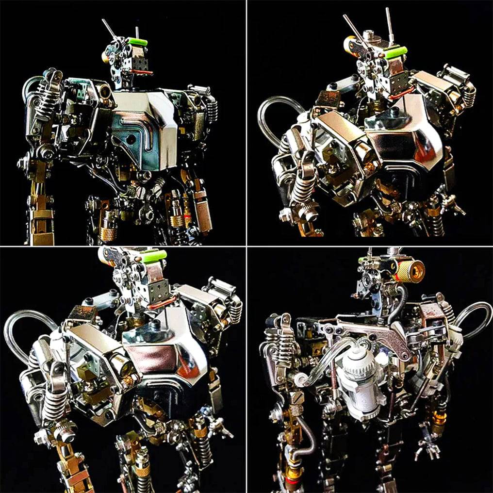Build Your Own Futuristic Mech Warrior: 3D Metal Model Kit with Over 700 Pieces! - OPICRAFT
