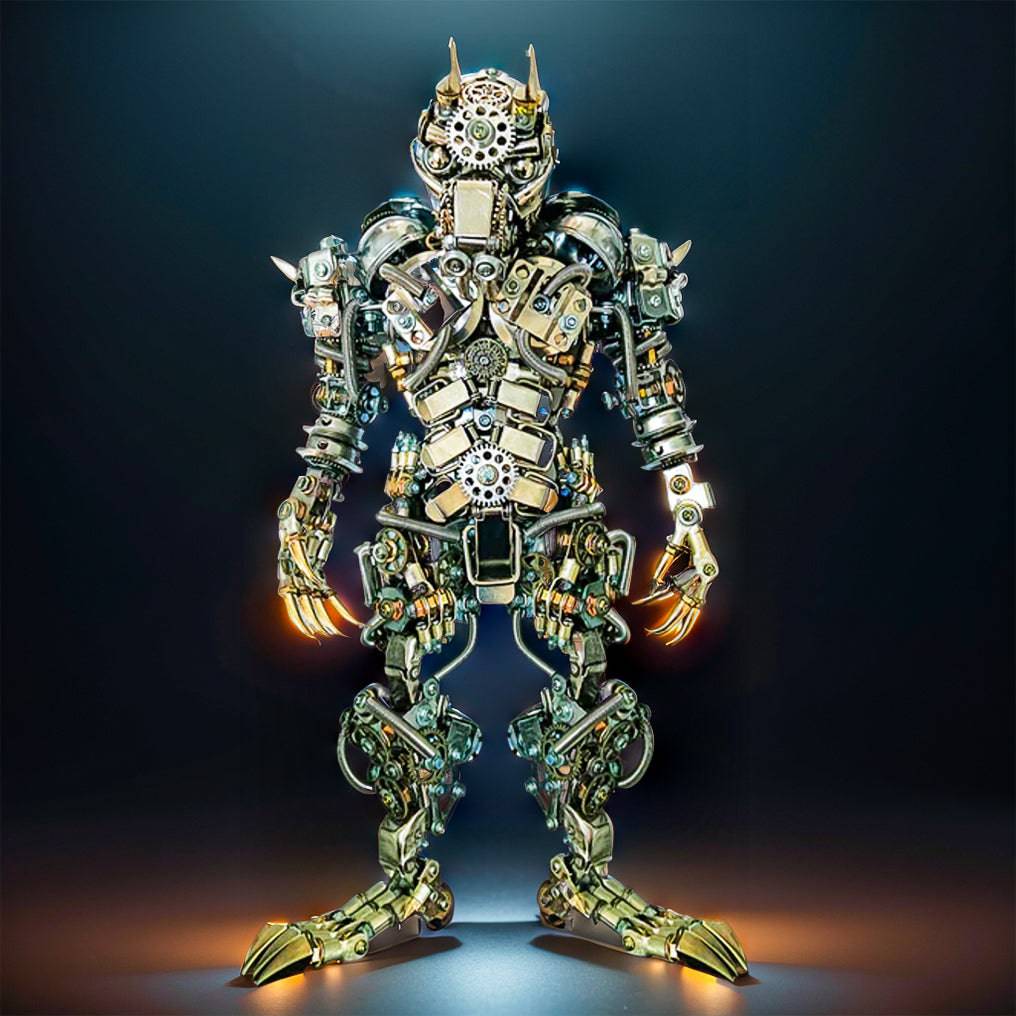 Hyperrealistic DIY 3D Metal Werewolf Model Assembly Kit - Unleash Your Creativity! - OPICRAFT