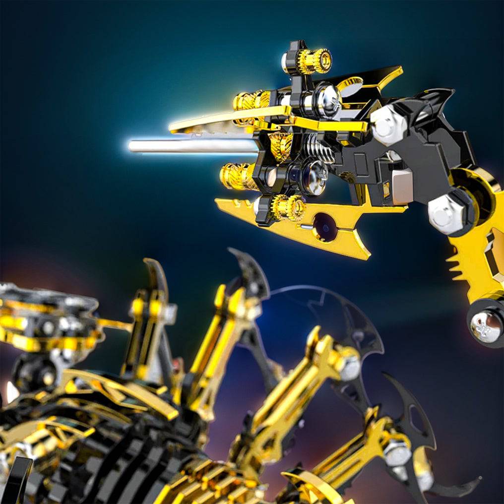 Intriguing 3D Metal Mechanical Scorpion Puzzle Kit - Assemble Your Own Punk-Inspired Animal! - OPICRAFT