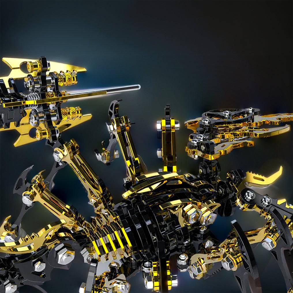 Intriguing 3D Metal Mechanical Scorpion Puzzle Kit - Assemble Your Own Punk-Inspired Animal! - OPICRAFT