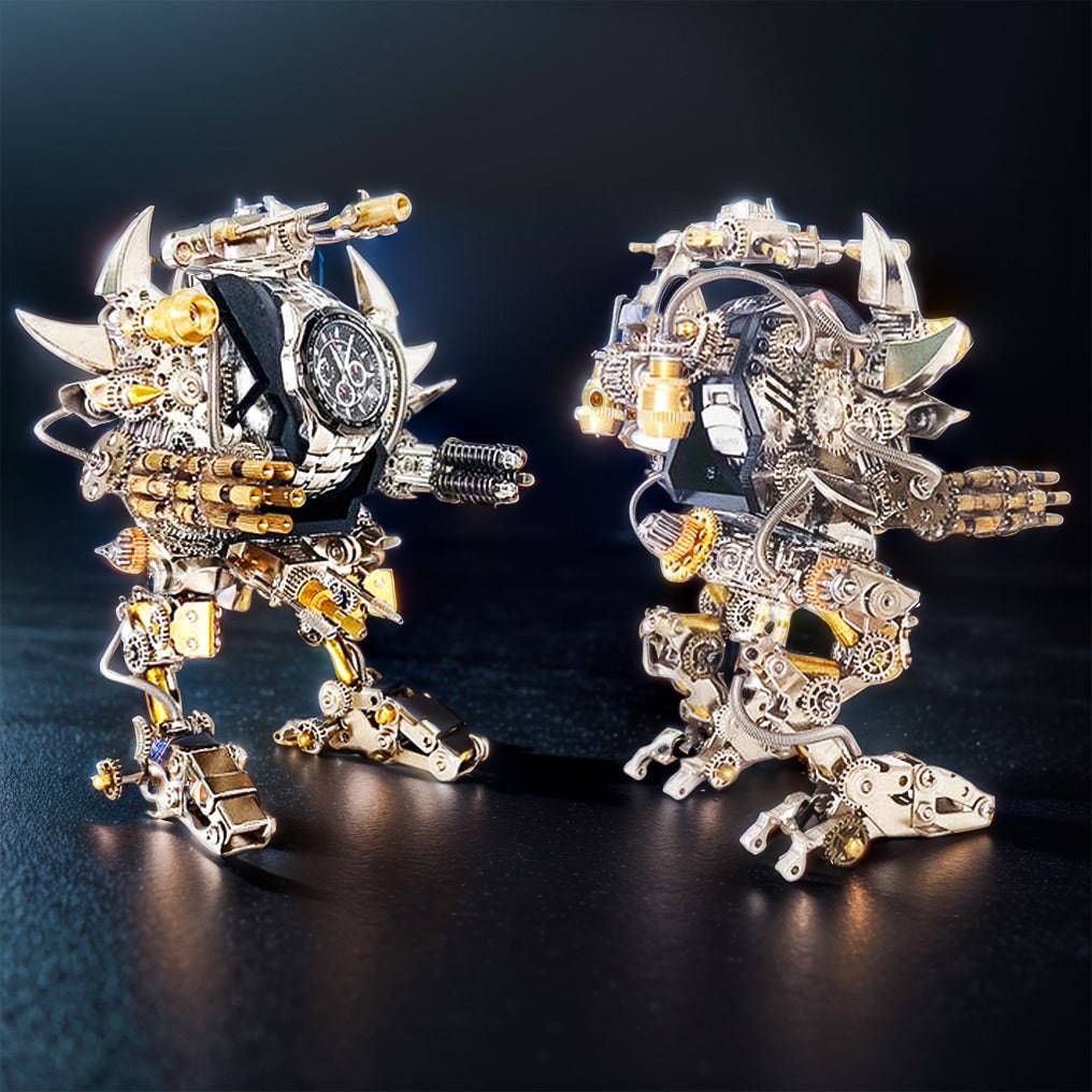 Engaging 3D Metal Mechanical Magnetic Mecha Puzzle Assembly Kit for DIY Enthusiasts - OPICRAFT