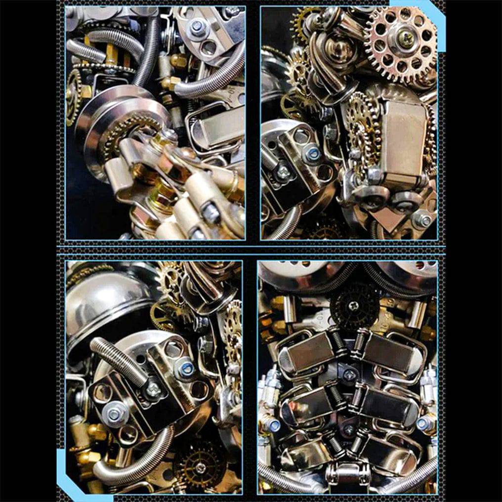 Hyperrealistic DIY 3D Metal Werewolf Model Assembly Kit - Unleash Your Creativity! - OPICRAFT