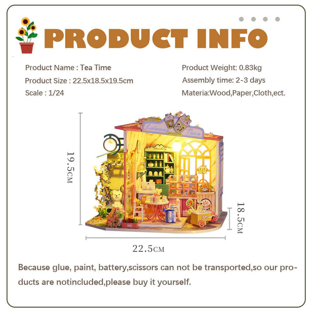 BRIVLOX⢠1:24 DIY Dollhouse Kit ( Story of Flowers ) - BRIVLOX | Where Innovation Meets Style!