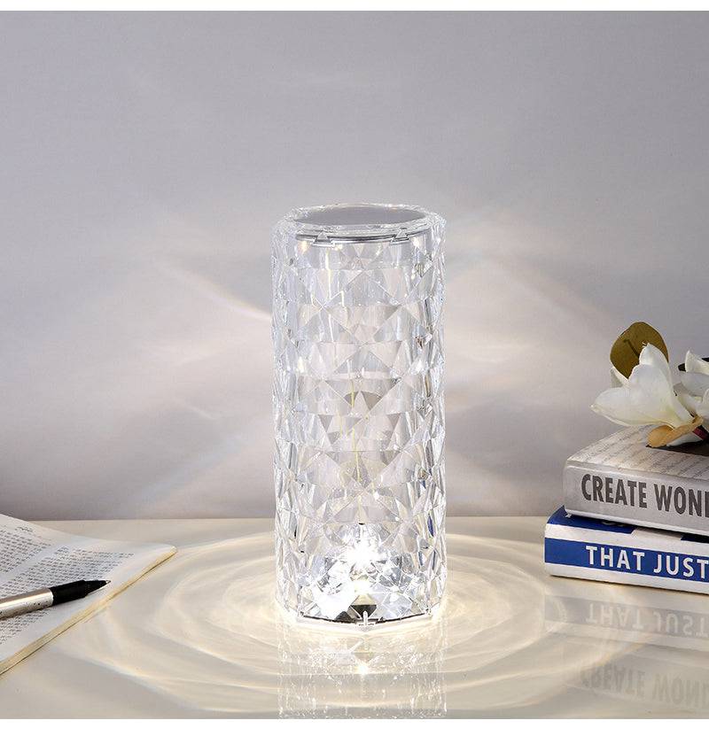 XLEDXâ˘- Touching Control Rose Crystal Lamp - BRIVLOX | Where Innovation Meets Style!