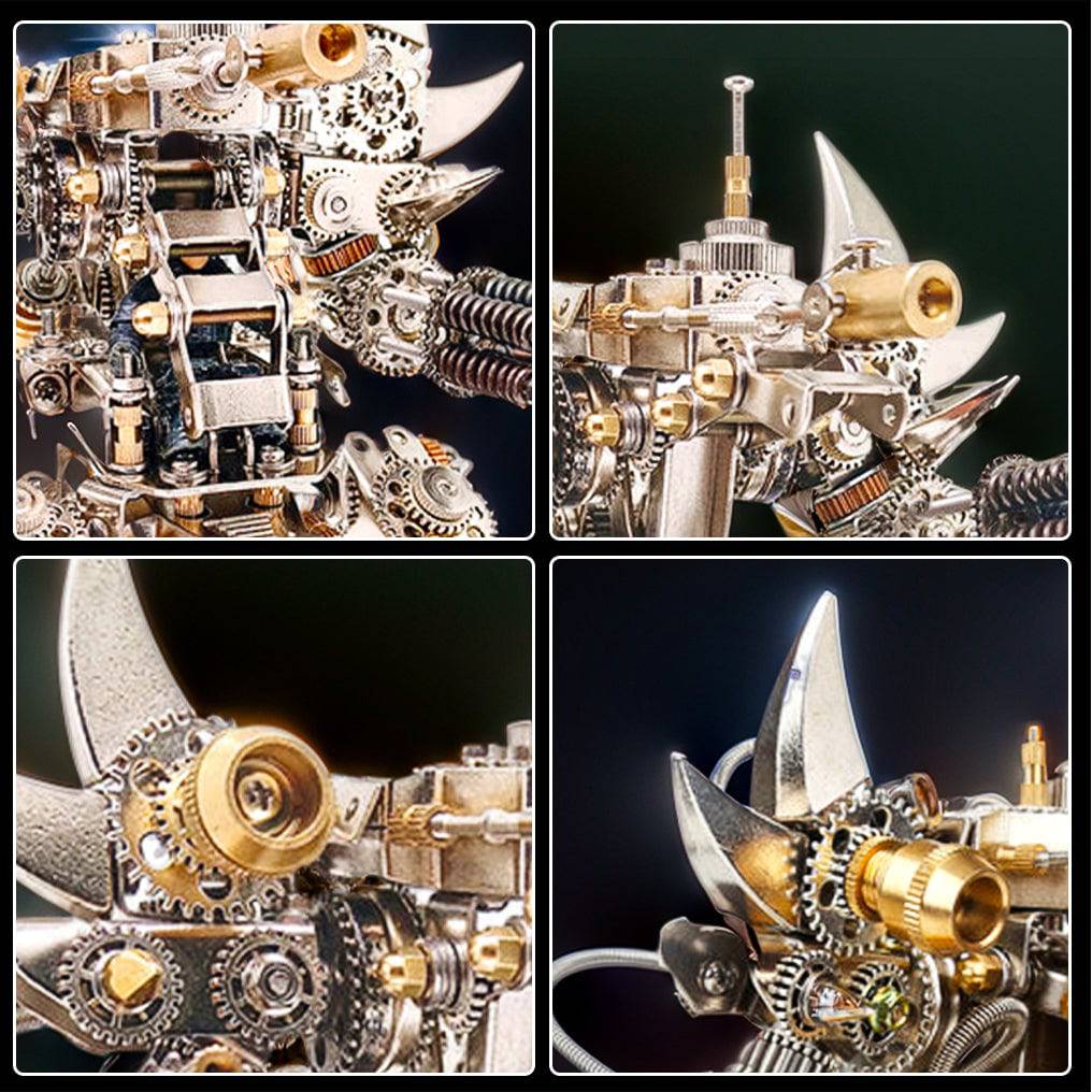 Engaging 3D Metal Mechanical Magnetic Mecha Puzzle Assembly Kit for DIY Enthusiasts - OPICRAFT