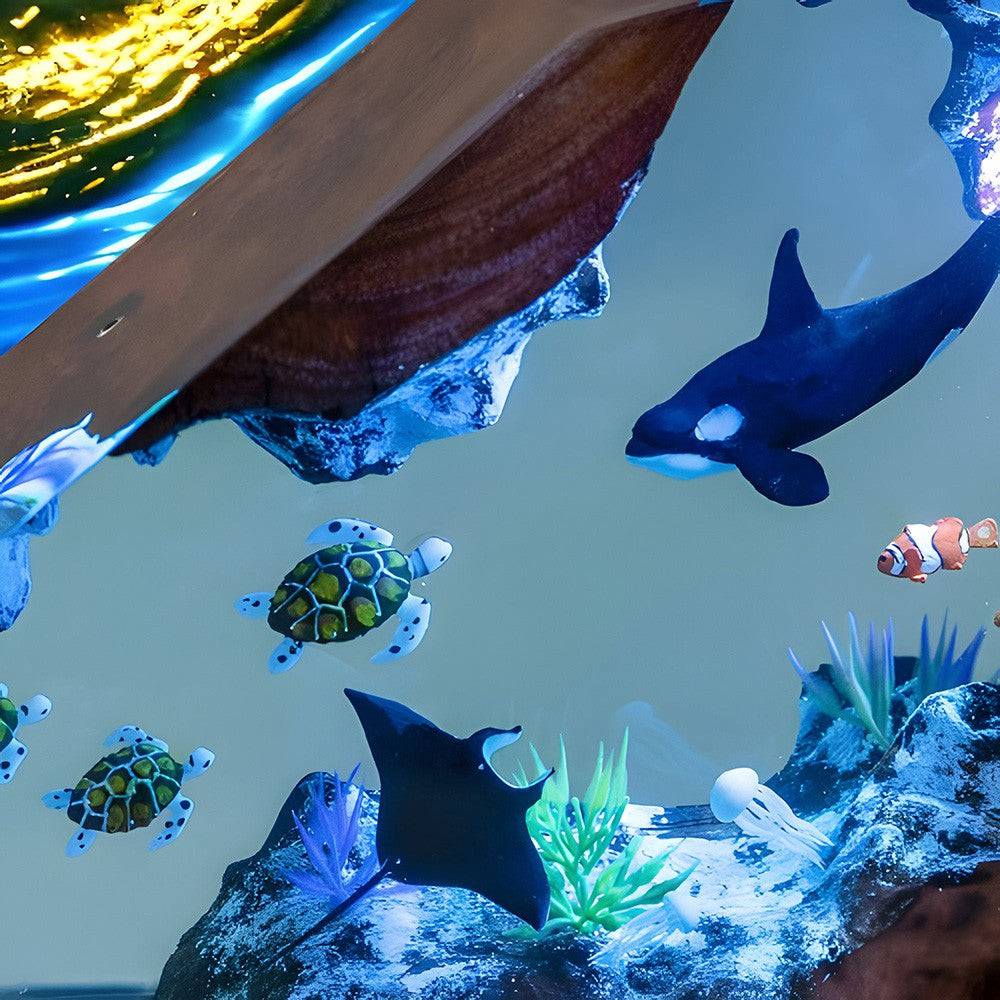BESTSELLER❗❗Orca and Turtle Resin Night Light - OPICRAFT