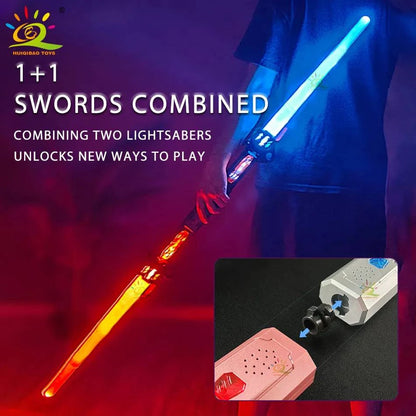 Brivlox Dual-Action LED Lightsaber – Ultimate Galactic Warrior Toy with Multi-Color Lights & Sound Effects - BRIVLOX | Where Innovation Meets Style!